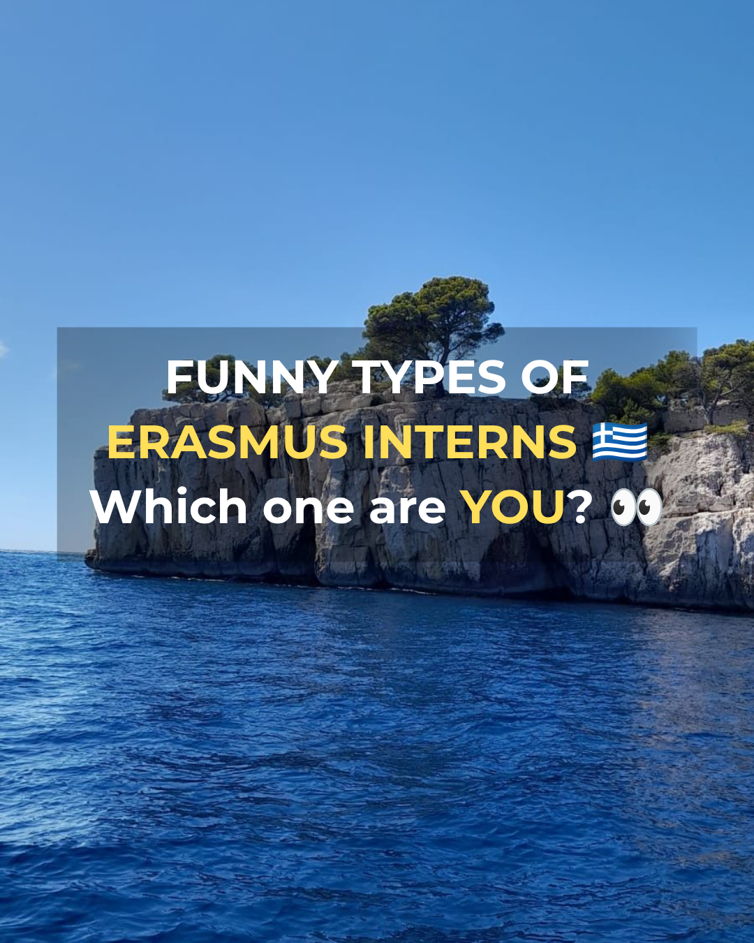 Funny Types of Erasmus Interns in Greece: Which One Are YOU? 🇬🇷👀